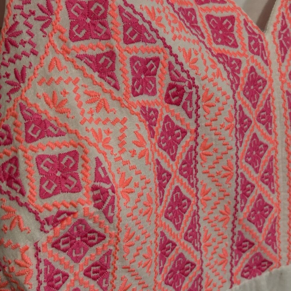 Vineyard Vines Woman's Embroidered Bodice Maxi Dress Size 16 Beachy Coastal Prep - Picture 5 of 13